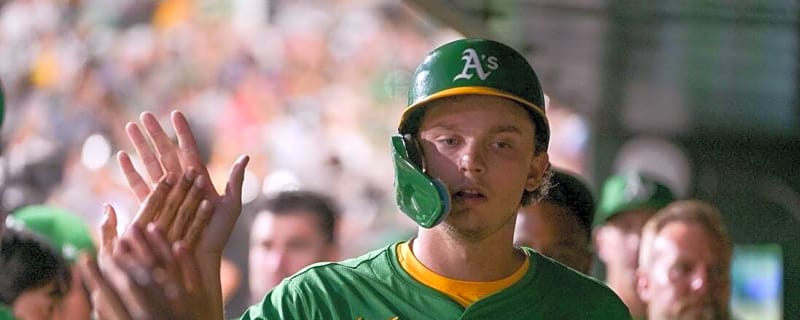 Athletics&#39; Nick Kurtz undergoes MRI, avoids serious injury
