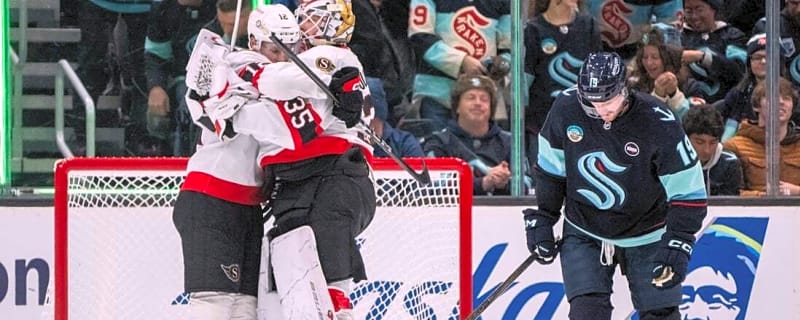 Brady Tkachuk-less Senators rally past Kraken
