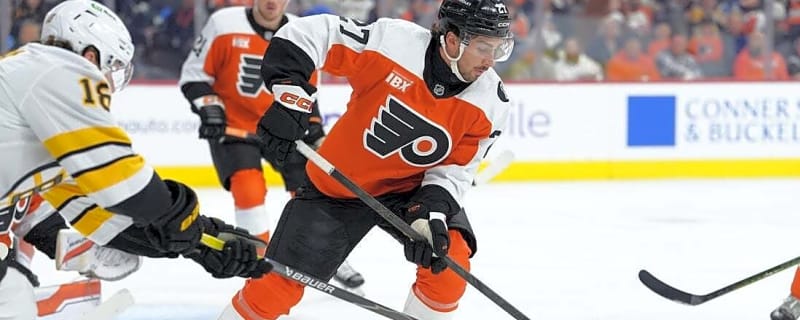 Flyers strike in 3rd to snap Bruins' 8-game point streak