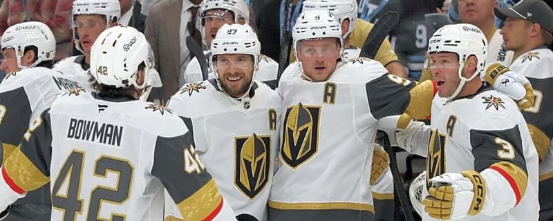 Jack Eichel&#39;s 3 points lead Golden Knights past Mammoth