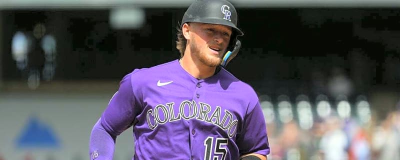 Rockies C Hunter Goodman (finger) leaves game after hit by pitch