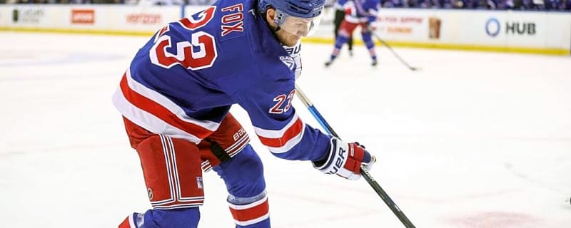Rangers place D Adam Fox (upper body) on long-term injured reserve