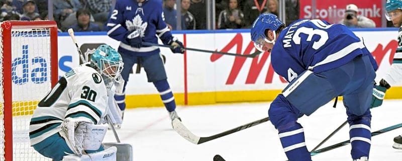 Gavin McKenna nets winning goal as Maple Leafs top Sharks