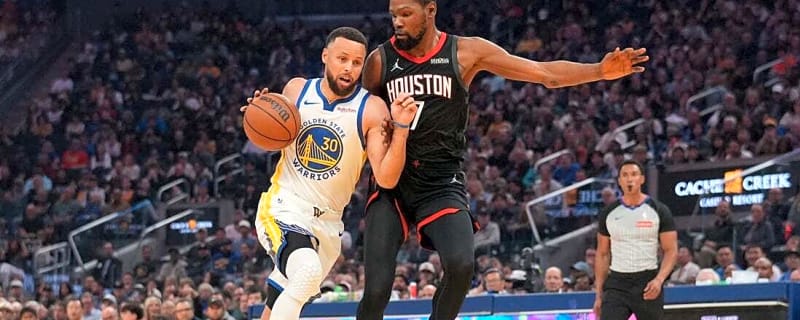 Late Rockets bucket spoils Stephen Curry's return to Warriors