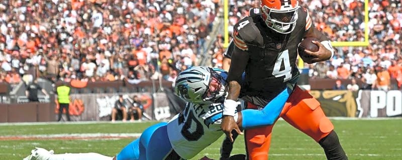 Deshaun Watson guides Browns to comeback win over Panthers