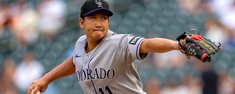 Rockies RHP Tomoyuki Sugano (back) scratched vs. Giants