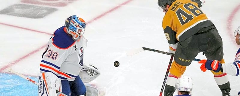 Report: Oilers goalie Calvin Pickard may miss rest of Vegas series