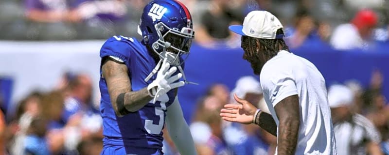 Giants WR Malik Nabers keeps Week 1 status quiet, praises OBJ for leadership