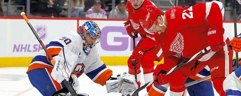 Max Shabanov strikes twice as Islanders blank Red Wings