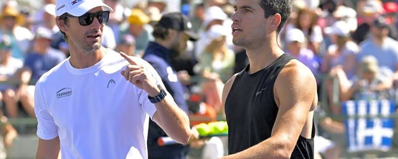 No. 1 Carlos Alcaraz, coach Juan Carlos Ferrero split