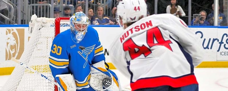 Joel Hofer pitches shutout as Blues stay hot, down Capitals