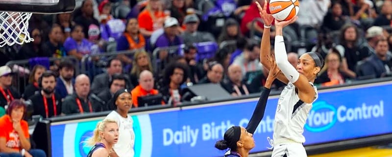 A&#39;ja Wilson pours in 31 as Aces complete Finals sweep of Mercury