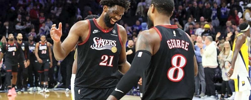 Breakout games by Joel Embiid, Paul George leads 76ers past Pacers