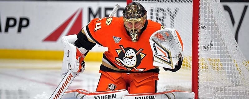 Ducks G Petr Mrazek (hip) out for remainder of season