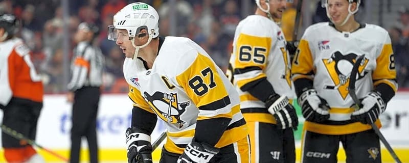 Sidney Crosby&#39;s 2 goals spark Penguins past Flyers