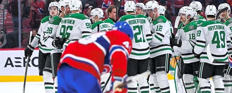 Jason Robertson tallies twice as Stars shut out Canadiens