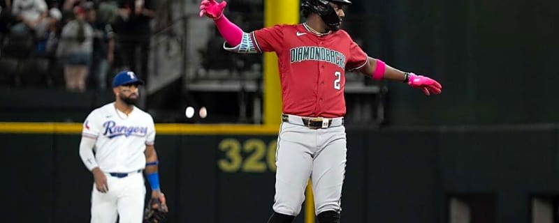 D-backs, shuffling table-setters, pursue series win over Rangers
