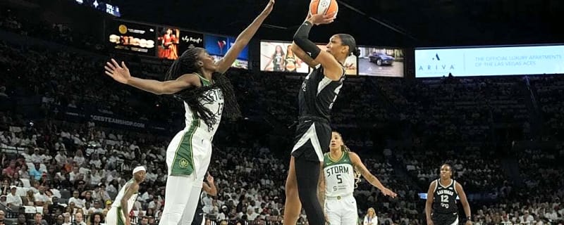A’ja Wilson's 29 points powers Aces over Storm in Game 1