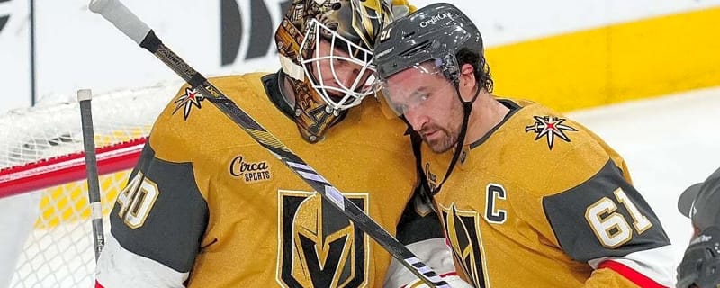 Golden Knights players hit milestones in doubling up Blues