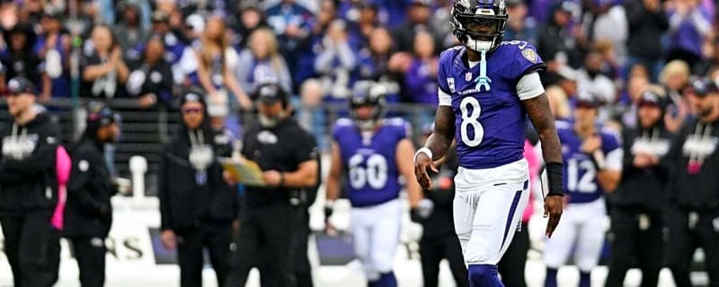 Ravens QB Lamar Jackson (ankle) questionable to return vs. Titans