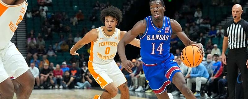 Kansas&#39; late spurt downs undefeated No. 17 Tennessee