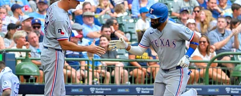 Ezequiel Duran powers Rangers past Brewers to avoid sweep