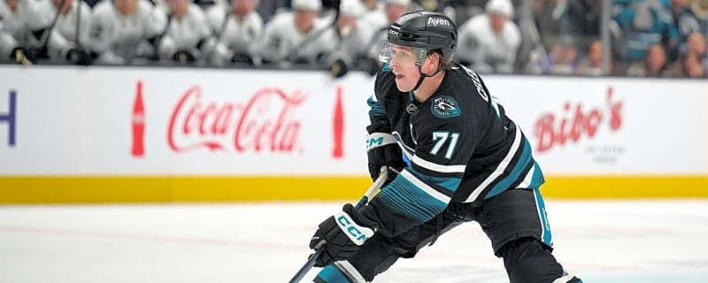 Sharks star Macklin Celebrini scratched at Stars with lower-body injury