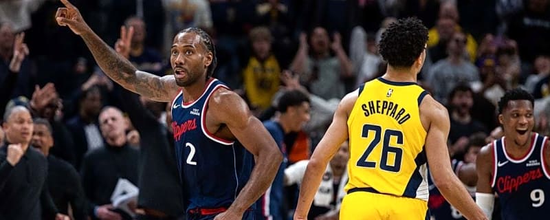 Down 24, Clippers edge Pacers on Kawhi Leonard's last-second shot