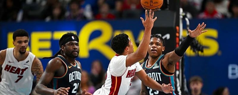 Pistons' rally falls short as Heat win fourth straight game
