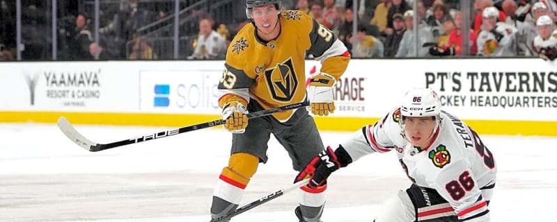 Carter Hart, back from acquittal, leads Knights past Blackhawks in SO