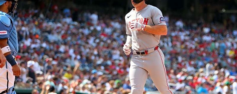 Red Sox tally seven in third inning, rout Nationals