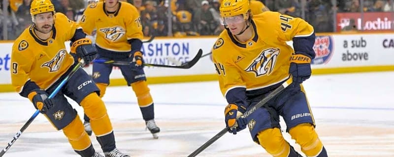 Juuse Saros, Predators hold down Blue Jackets to take opener