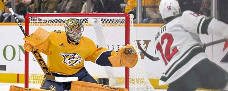 Matt Boldy nets hat trick in frenetic first as Wild outlast Predators