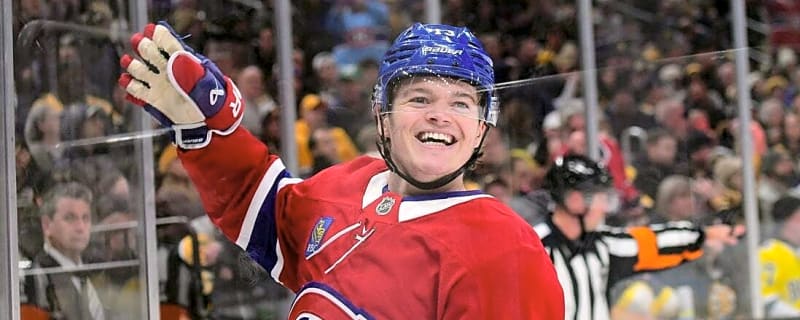 Cole Caufield, Habs out to extend Knights' tough stretch