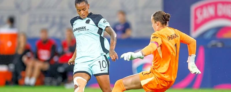 Jaedyn Shaw tallies in debut as Gotham FC shut out Wave