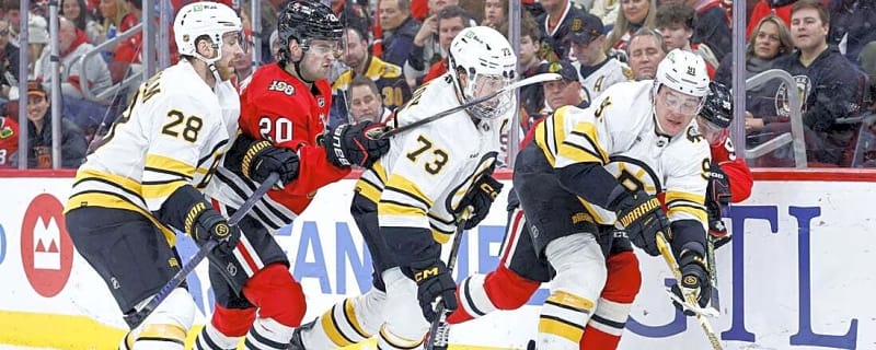 Bruins looking to restore momentum as they host Blackhawks