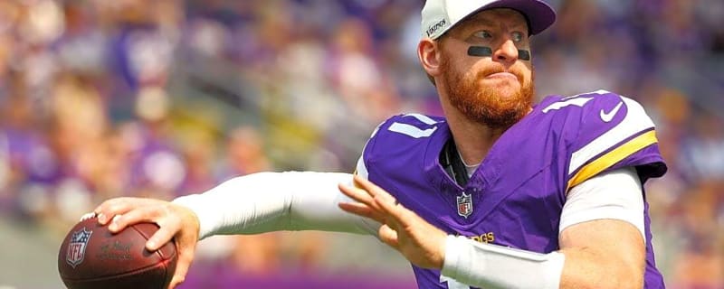 Vikings name Carson Wentz QB2 over J.J. McCarthy