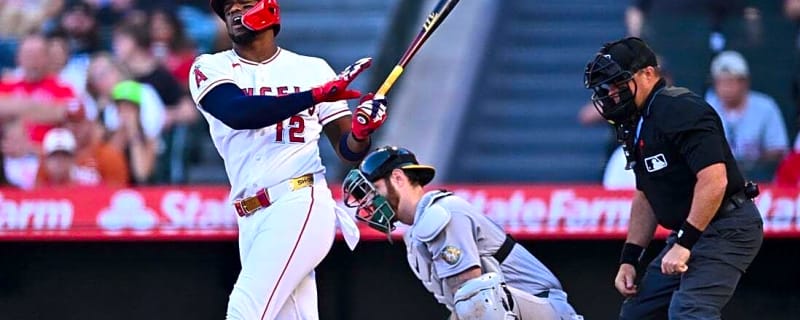 Jo Adell's 2-run triple helps Angels top Athletics