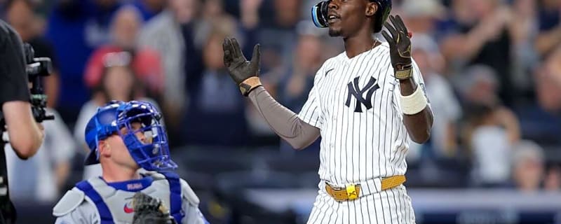 Late homer helps Yankees earn doubleheader split vs. Dodgers