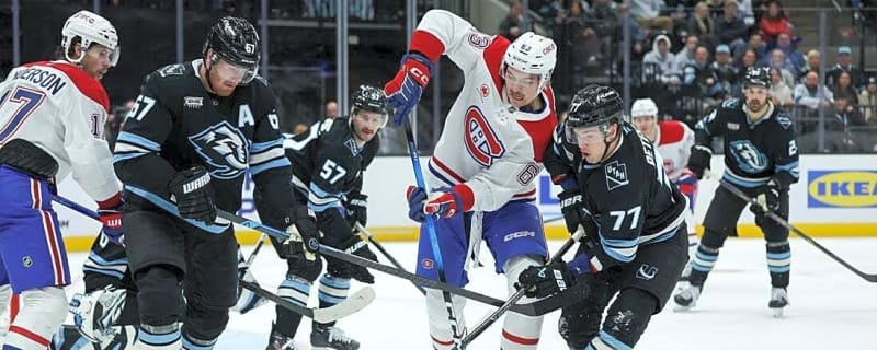 Nick Suzuki nets pair as Canadiens edge Mammoth