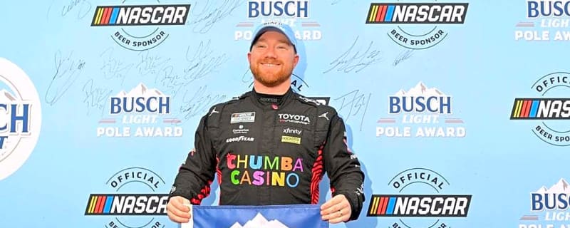 Tyler Reddick earns pole for Cup race at New Hampshire