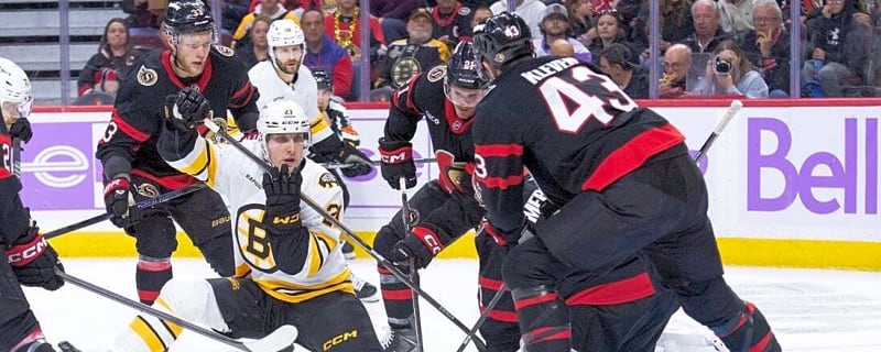 Tim Stutzle&#39;s 2 goals help Senators spoil Bruins&#39; rally