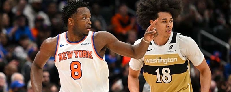 Knicks F OG Anunoby (toe) out vs. 76ers
