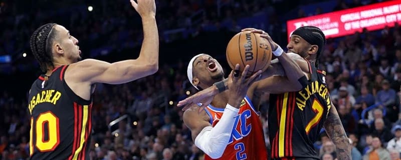 Shai Gilgeous-Alexander drops 39 as Thunder hand Hawks 7th straight loss