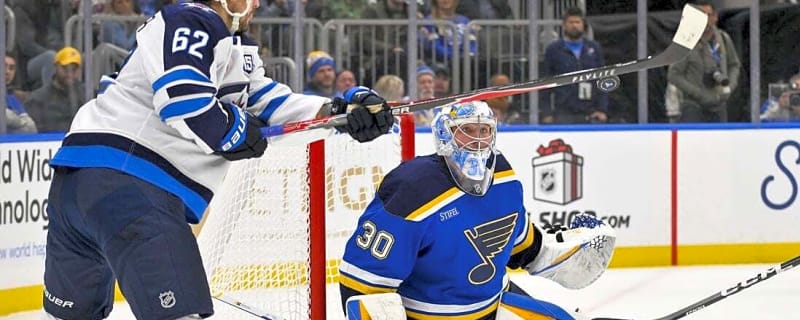 NHL roundup: Joel Hofer, Blues shut out Jets