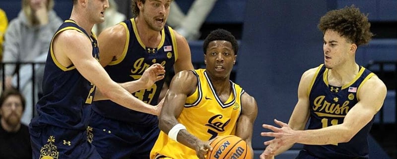 With late call reversal, Cal edges Notre Dame on four-point play