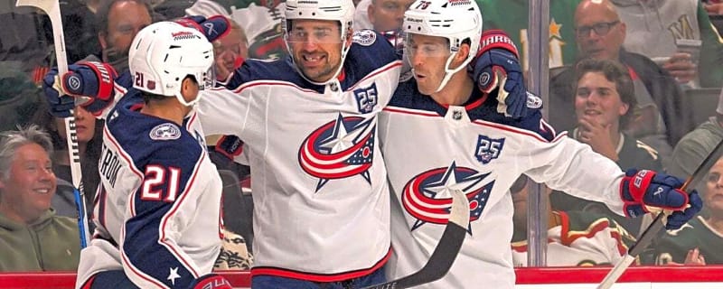 Blue Jackets F Miles Wood to miss at least a week after high stick to face