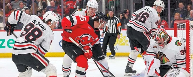 Dougie Hamilton, Jack Hughes fuel Devils' comeback over Blackhawks