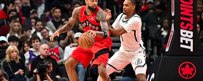 Eight score in double figures as Raptors fend off Nets