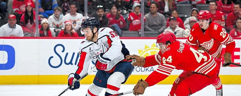 Red Wings complete home-and-home sweep of Capitals with OT win